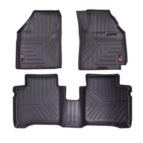 GFX Toyota Glanza 2020 Onwards Custom Fit LLM LifeLong TPV Mats – Set Of 3 Pcs.