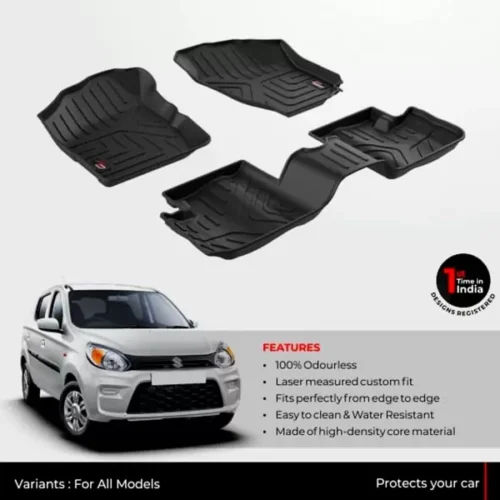 GFX Maruti Suzuki Alto 2019 Onwards Custom Fit LLM LifeLong TPV Mats